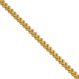 14k Yellow Gold Franco Chain 3 mm