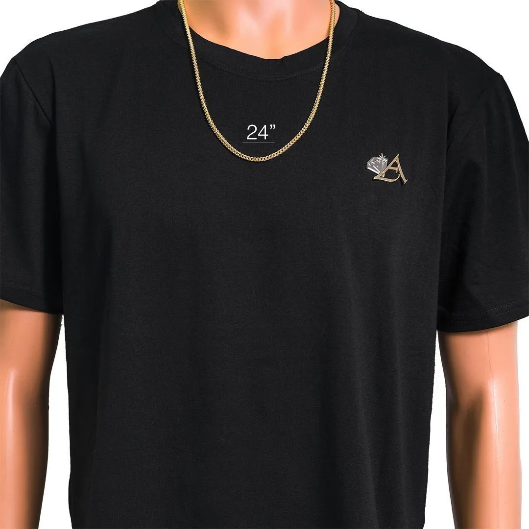 14k Yellow Gold Franco Chain 3 mm
