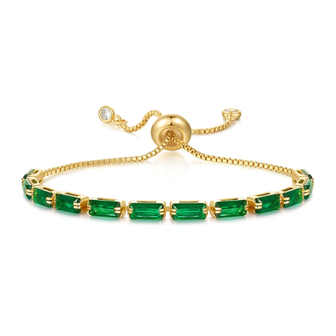 Adjustable Slider Tennis Bracelets for Women