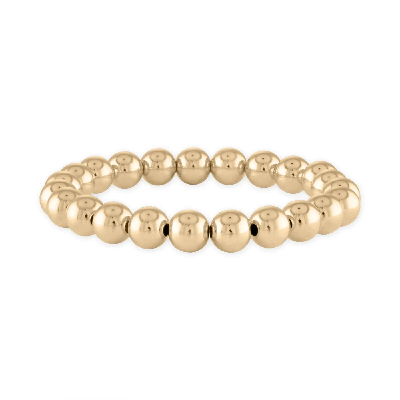 Alexa Leigh - 8mm Ball Bracelet in Yellow Gold (7.5)