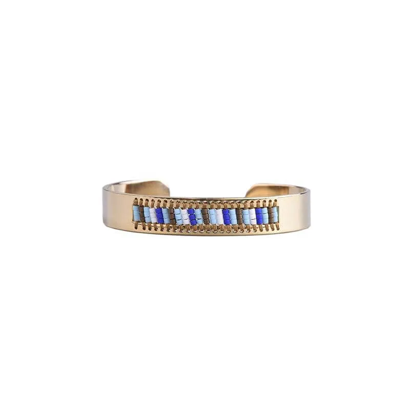 BANGLE MULTI COLOR MINI BEADS BRACELET