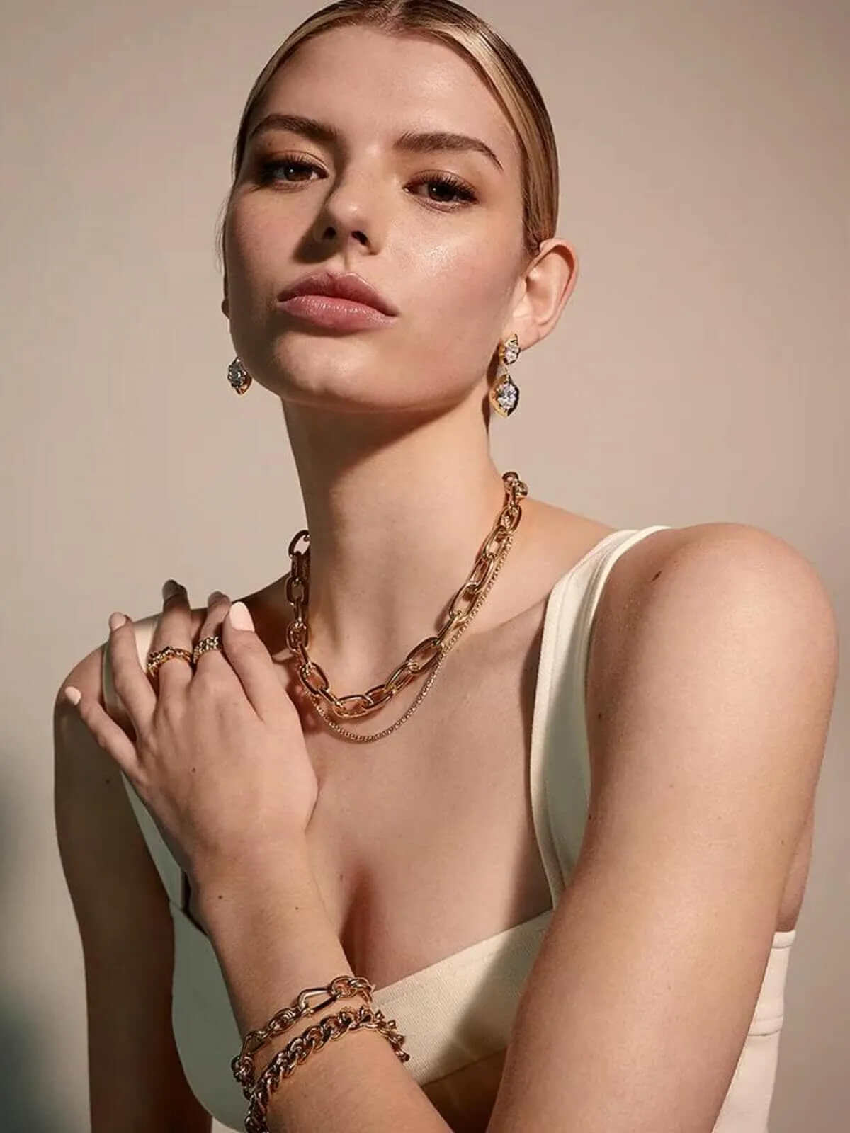 Bec Chain Bracelet - Gold