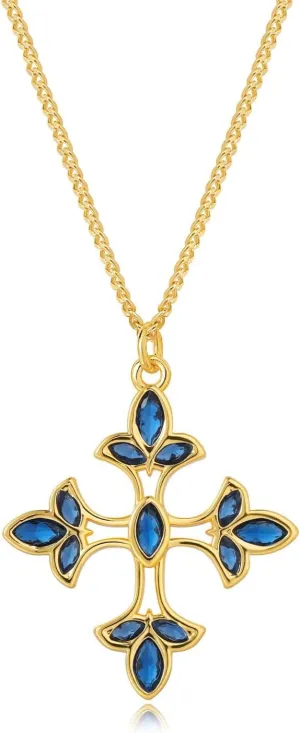 BENEIGE Gold Necklace for Women 14K Gold Plated Charm Pendant Necklace with Cubic Ziconia Hypoallergenic Adjustable Chain Necklaces Jewelry Gifts