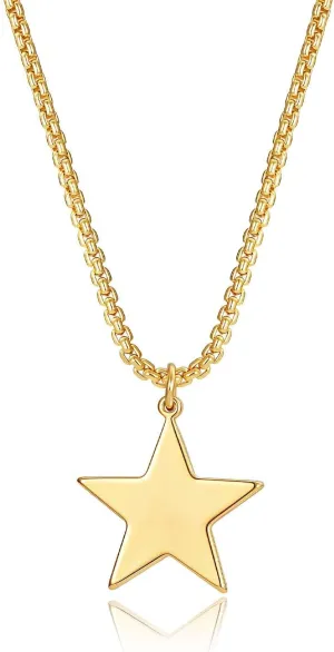 BENEIGE Gold Necklace for Women 14K Gold Plated Charm Pendant Necklace with Cubic Ziconia Hypoallergenic Adjustable Chain Necklaces Jewelry Gifts