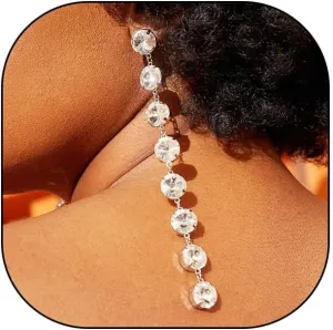 Bling Crystal Long Dangle Drop Earrings for Women,Sparkling Rhinestone Beaded Tassel Dangling Stud Earrings Long Prom Ear Jewelry Gifts