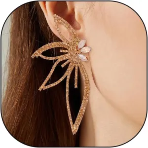 Boho Butterfly Rhinestone Dangle Drop Earrings for Women,Trendy Gold Sliver Crystal Statement Jewelry for Gifts Party Prom,Exaggerate Sparkling Earrings