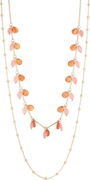 BULINLIN Layered Gold Long Necklaces for Women Long Beaded Chain Necklace Costume Gold Jewelry Mothers Day Gifts for Mom