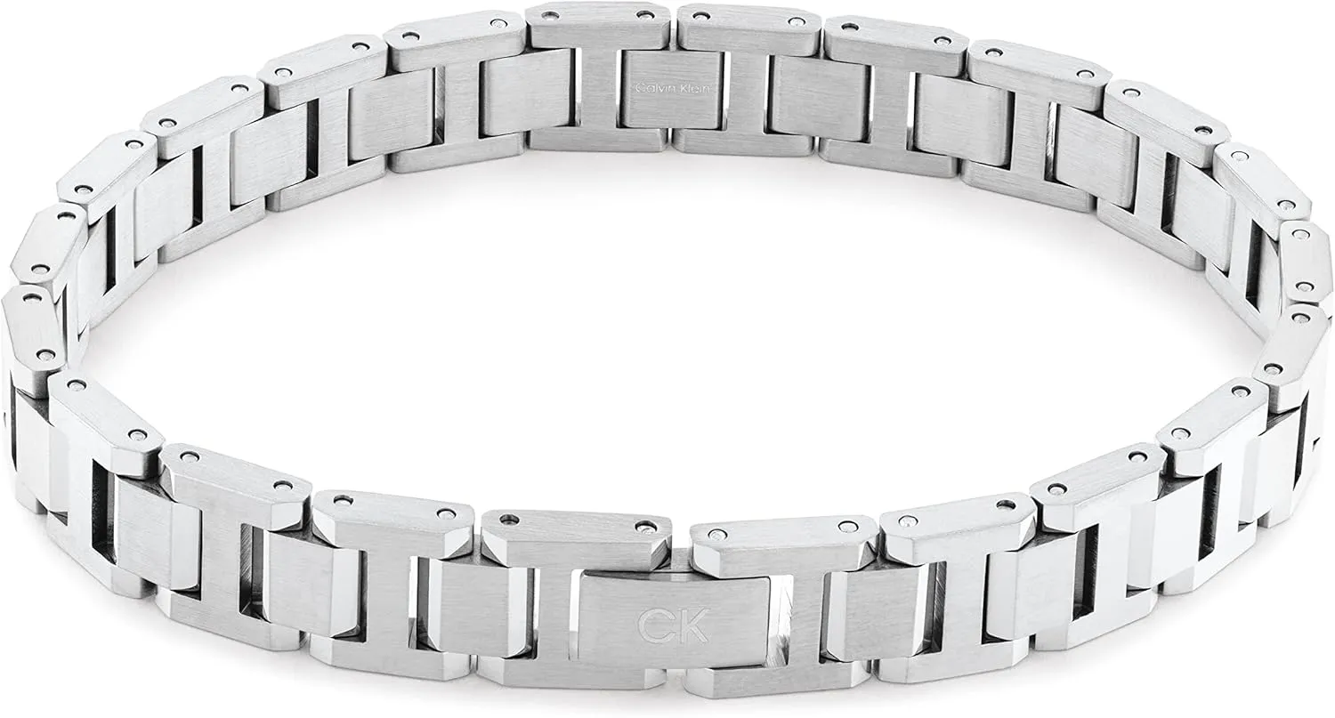 Calvin Klein Jewelry Men's Link Bracelet Color: Silver (Model: 35000284)