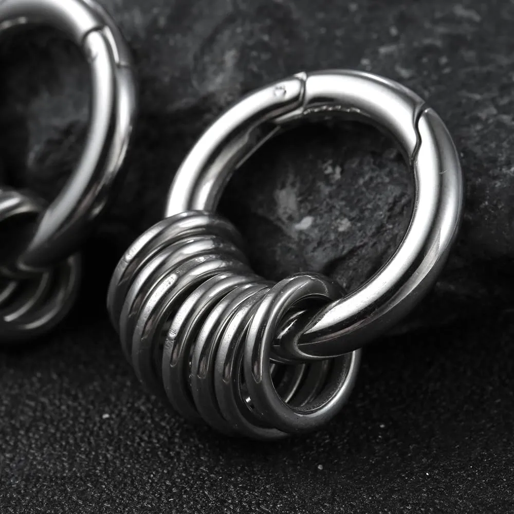 Casvort 2PCS Hypoallergenic Versatile Ear Weights for Stretched Ear Lobes 316 Stainless Steel Ear Hangers Gauges Plugs and Tunnels Stretchers Fashion Piercing Body Jewelry
