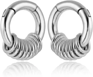Casvort 2PCS Hypoallergenic Versatile Ear Weights for Stretched Ear Lobes 316 Stainless Steel Ear Hangers Gauges Plugs and Tunnels Stretchers Fashion Piercing Body Jewelry