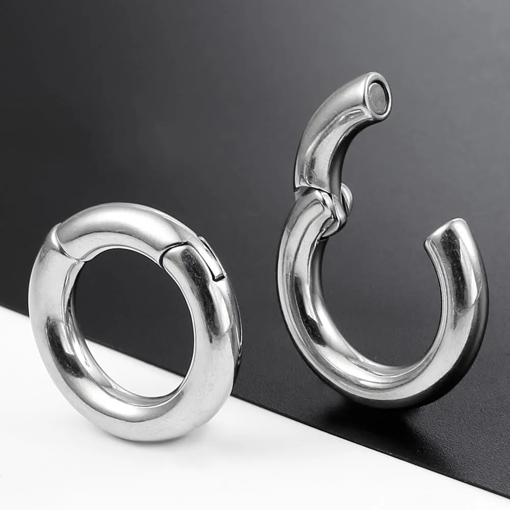 Casvort 2PCS Hypoallergenic Versatile Ear Weights for Stretched Ear Lobes 316 Stainless Steel Ear Hangers Gauges Plugs and Tunnels Stretchers Fashion Piercing Body Jewelry
