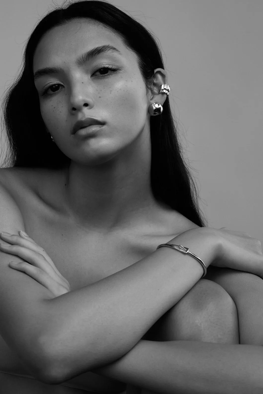 Catch Bangle | Silver