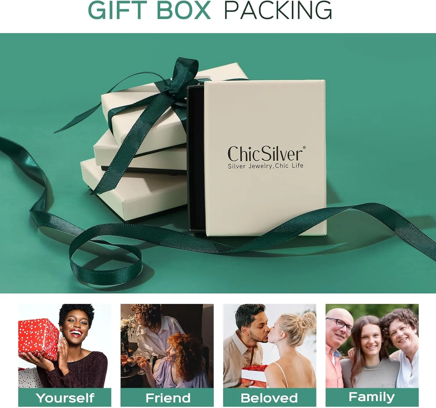 ChicSilver Sparkling Heart Birthstone 925 Sterling Silver Celtic Knot Dangle Hook Earrings (with Gift Box)