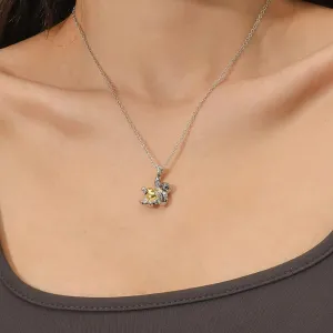 CJIAYUJEW Sloth Necklace for Women - Stylish Cute Animal Charm Pendant Necklace Jewelry
