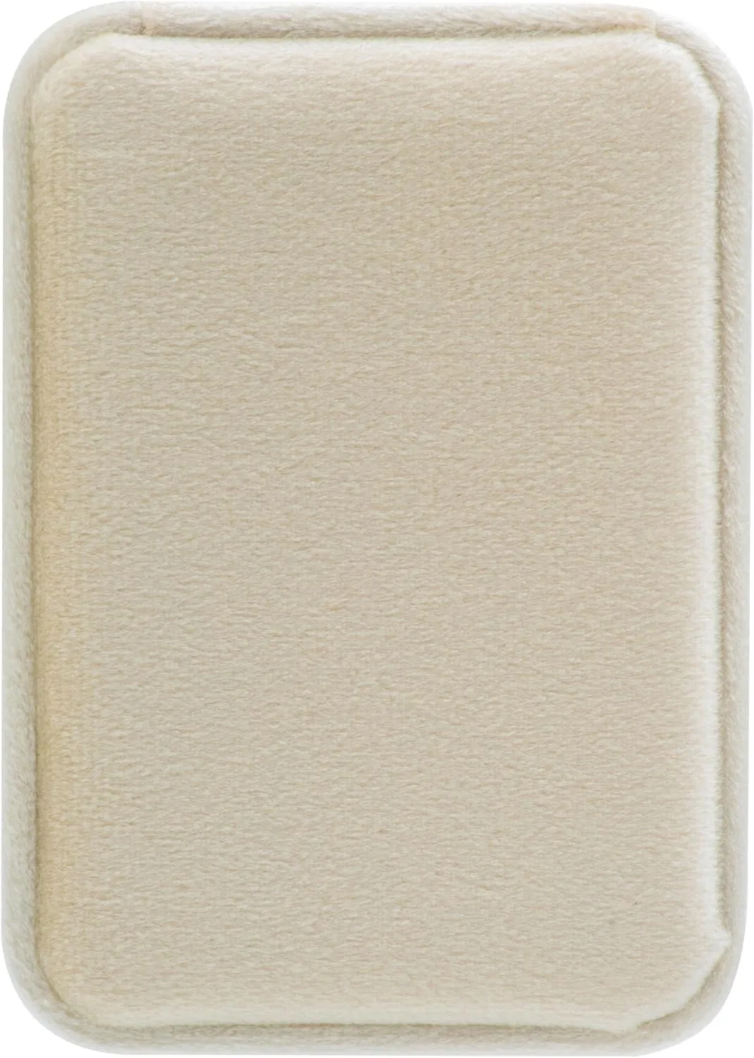 Classic Velvet Jewelry Gift Box Case for Necklace Pendant (Beige)
