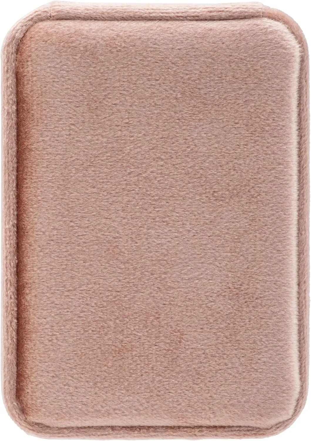 Classic Velvet Jewelry Gift Box Case for Necklace Pendant (Blush Peach)
