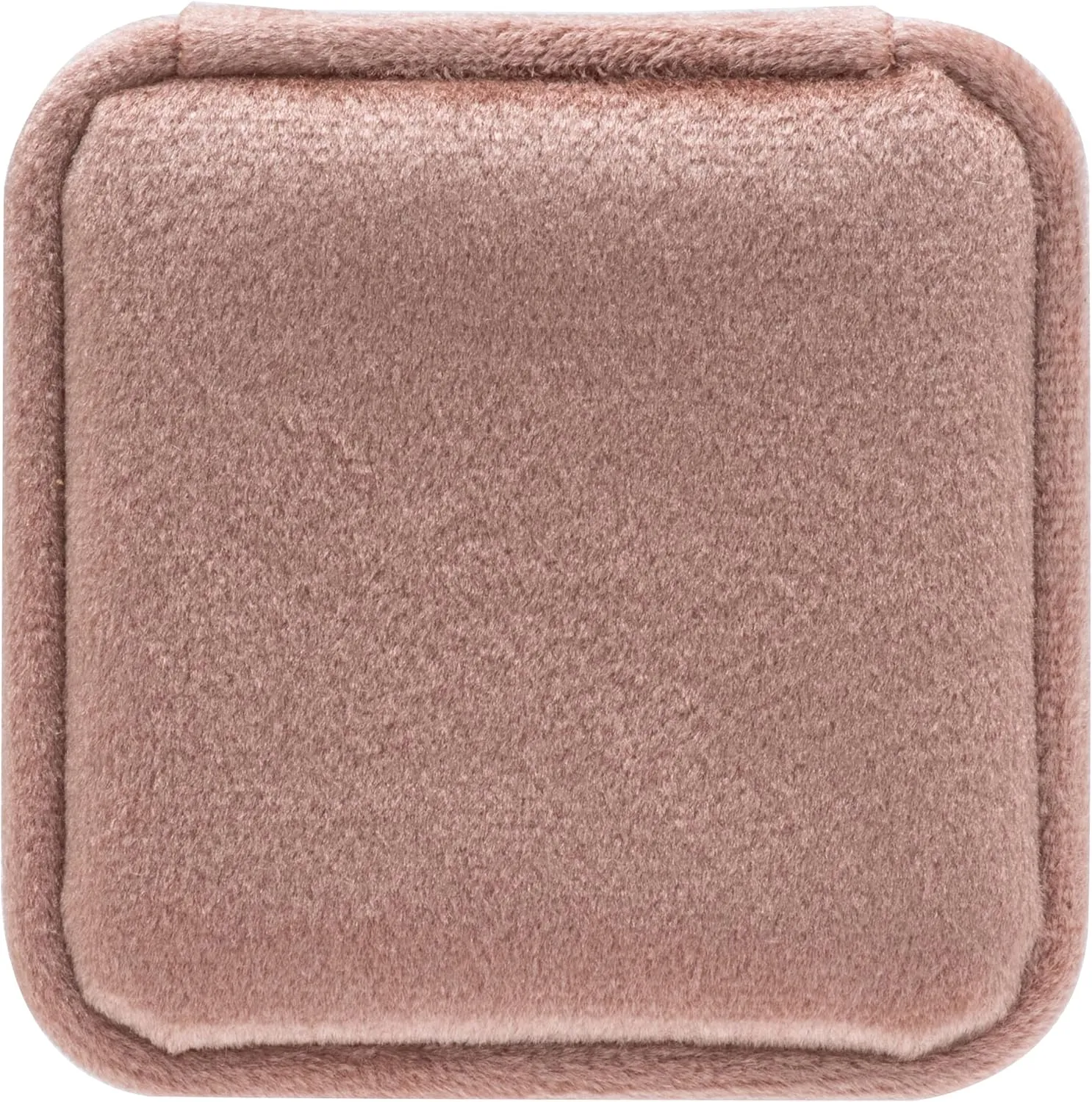 Classic Velvet Jewelry Gift Box Case for Necklace Pendant (Blush Peach)