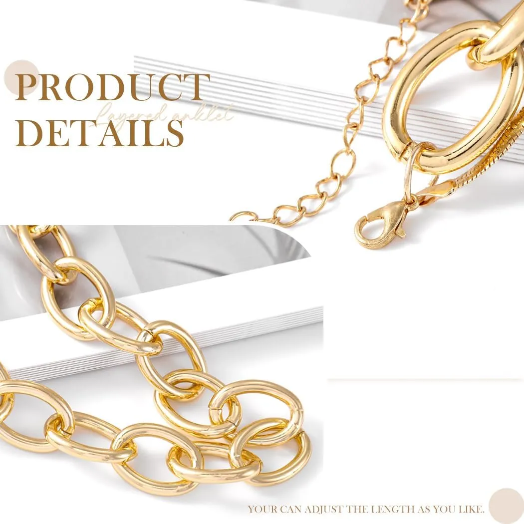 CLOACE Boho Choker Necklace Gold Cuban Link Necklaces Chain Fashion Jewelry for Women and Girls