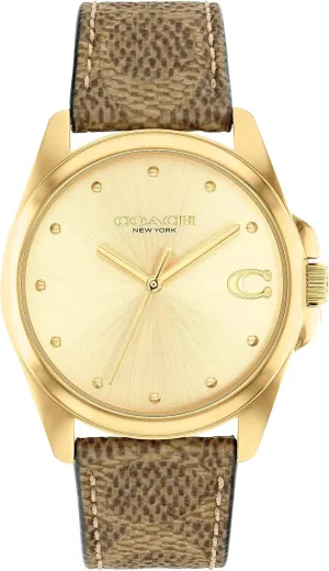 Coach Greyson Women's Watch | Enhancing Elegance for Every Event | Water Resistant