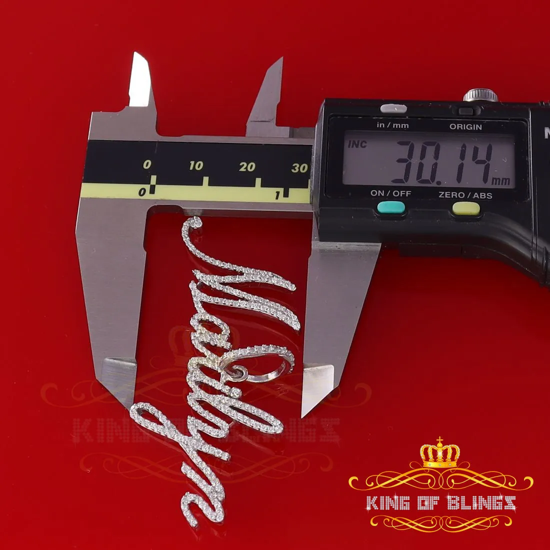 Create Your Own Custom Design in 925 Sterling Silver 2.50inch "MARILYN" Necklace with Cubic Zirconia