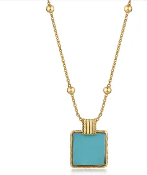 Dainty Layered Choker Necklace 18k gold Plated Y Pendant Commemorative coin Necklace Multilayer Bar Disc Necklace Adjustable Layering Choker Necklaces fashion jewelry for Women Girls