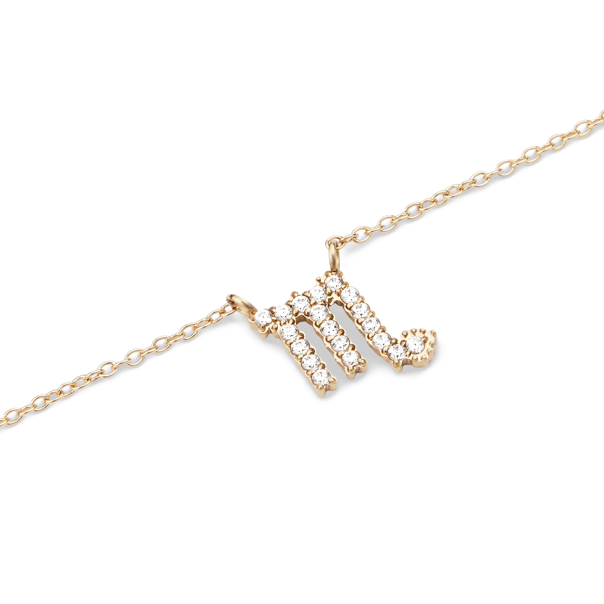 Daniel Wellington Zodiac Crystal Necklace Gold