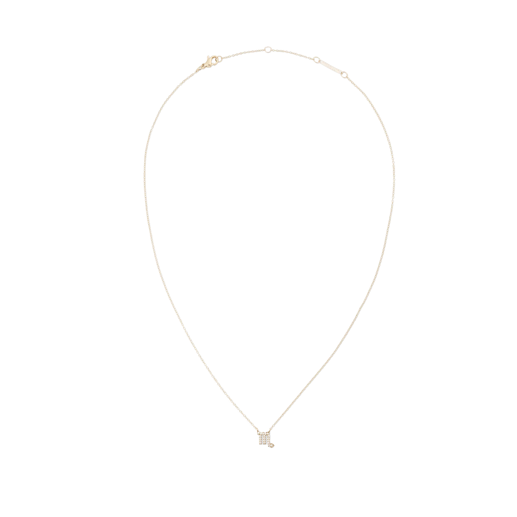 Daniel Wellington Zodiac Crystal Necklace Gold