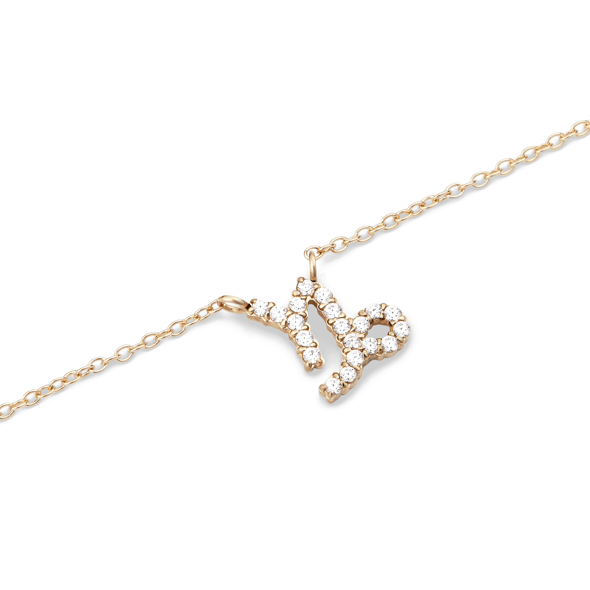 Daniel Wellington Zodiac Crystal Necklace Gold