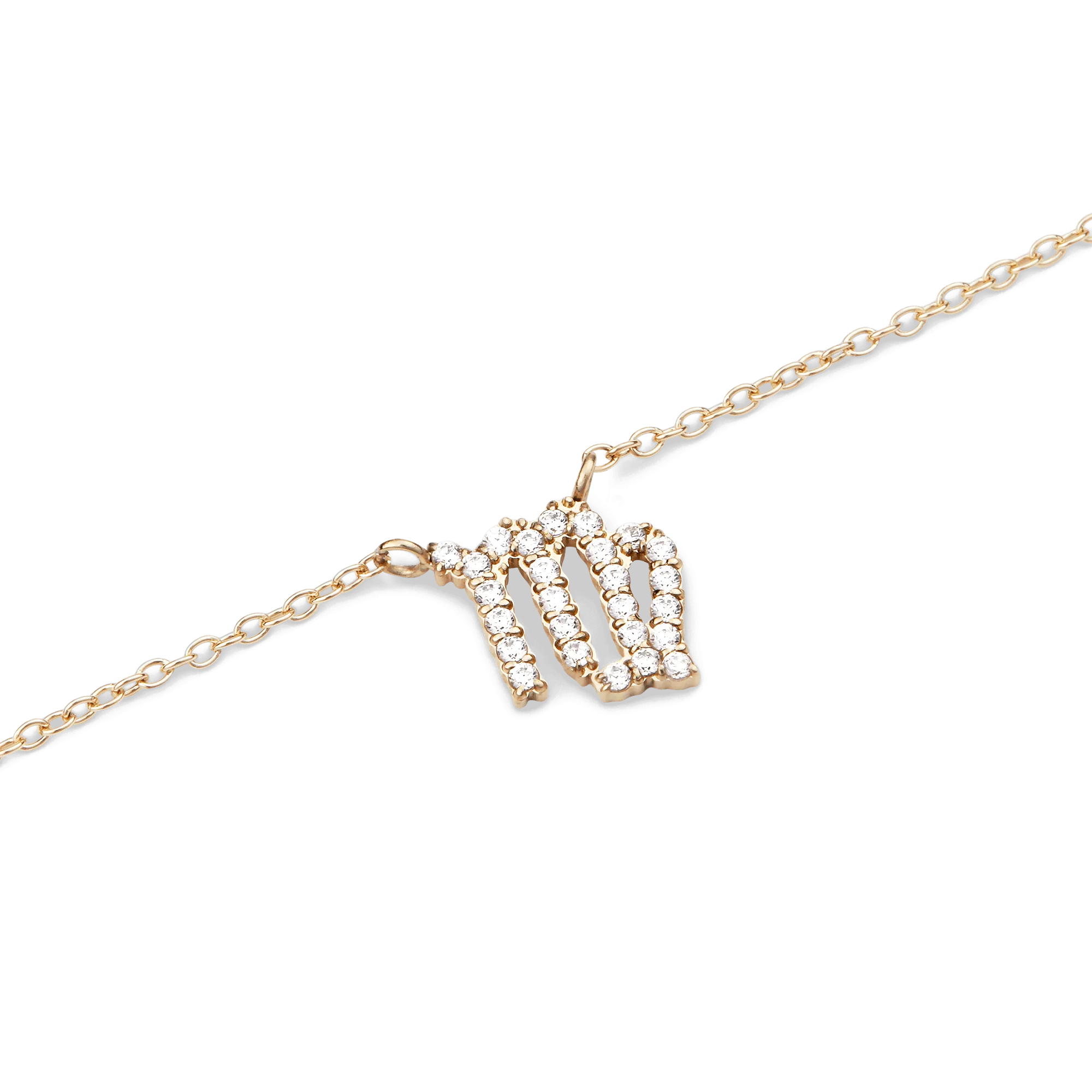 Daniel Wellington Zodiac Crystal Necklace Gold