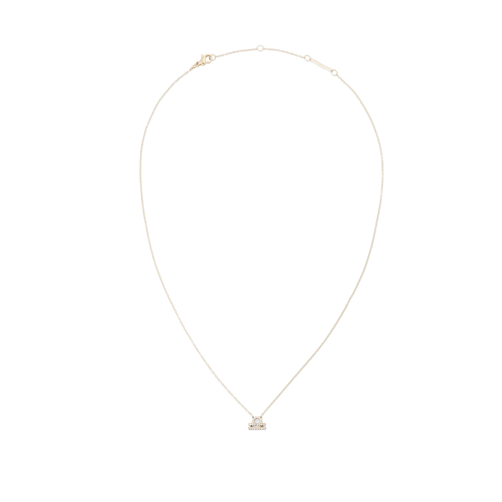 Daniel Wellington Zodiac Crystal Necklace Gold