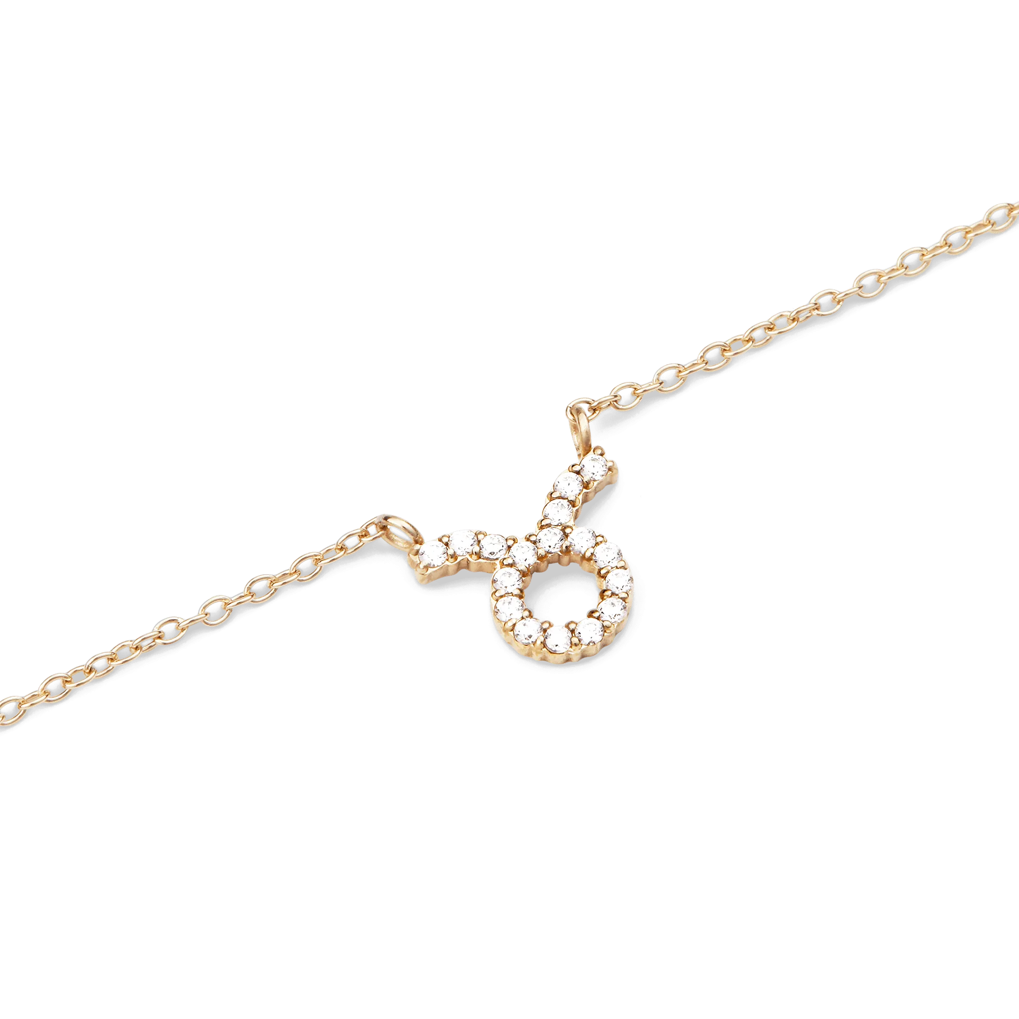 Daniel Wellington Zodiac Crystal Necklace Gold