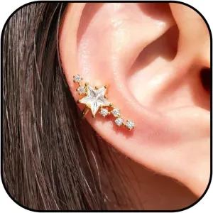 Ear Cuff Earrings for Women Non Piercing Faux Earring Cuff Rose Gold Earring Cuffs Non Pierced Lightweight Hypoallergenic Cartilage Earrings Fake Earrings Dainty Jewelry Gift