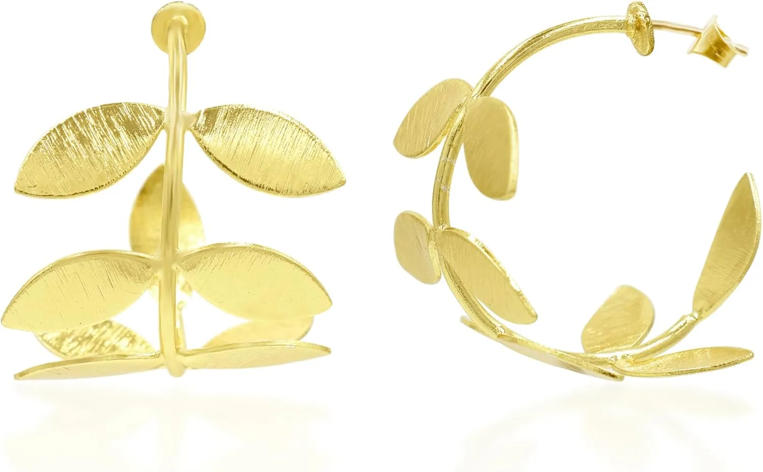 Earrings for Women 18K Gold Plated - Dangle Drop Stud Earrings | Teardrop Stud Earrings Lightweight Hypoallergenic Non-Tarnish Jewelry | Hook Earring Gift for Her, Mom