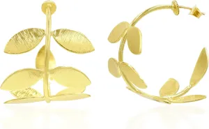 Earrings for Women 18K Gold Plated - Dangle Drop Stud Earrings | Teardrop Stud Earrings Lightweight Hypoallergenic Non-Tarnish Jewelry | Hook Earring Gift for Her, Mom