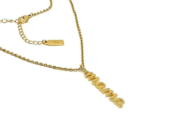 Elegant Mama Word Pendant