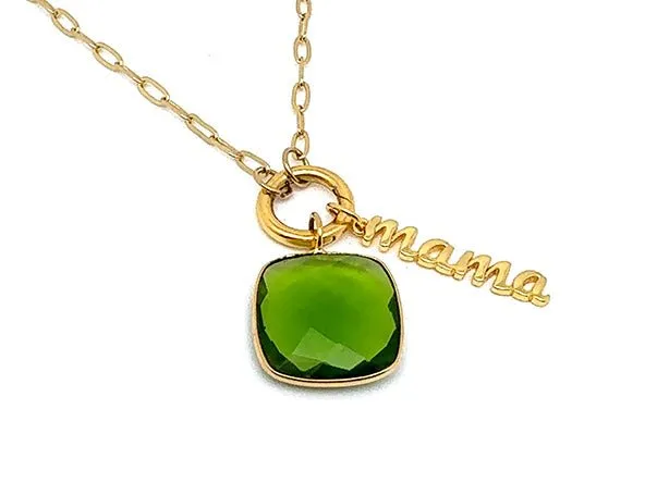 Elegant Mama Word Pendant