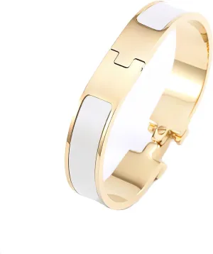 Exquisite 18K Gold Bracelet for Women, Letter Stainless Steel Bangle Bracelet for,Gift for Mother's Day Valentine's Day Birthday