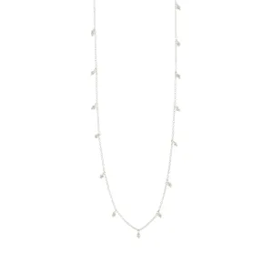 Falling Stars Necklace in All Silver