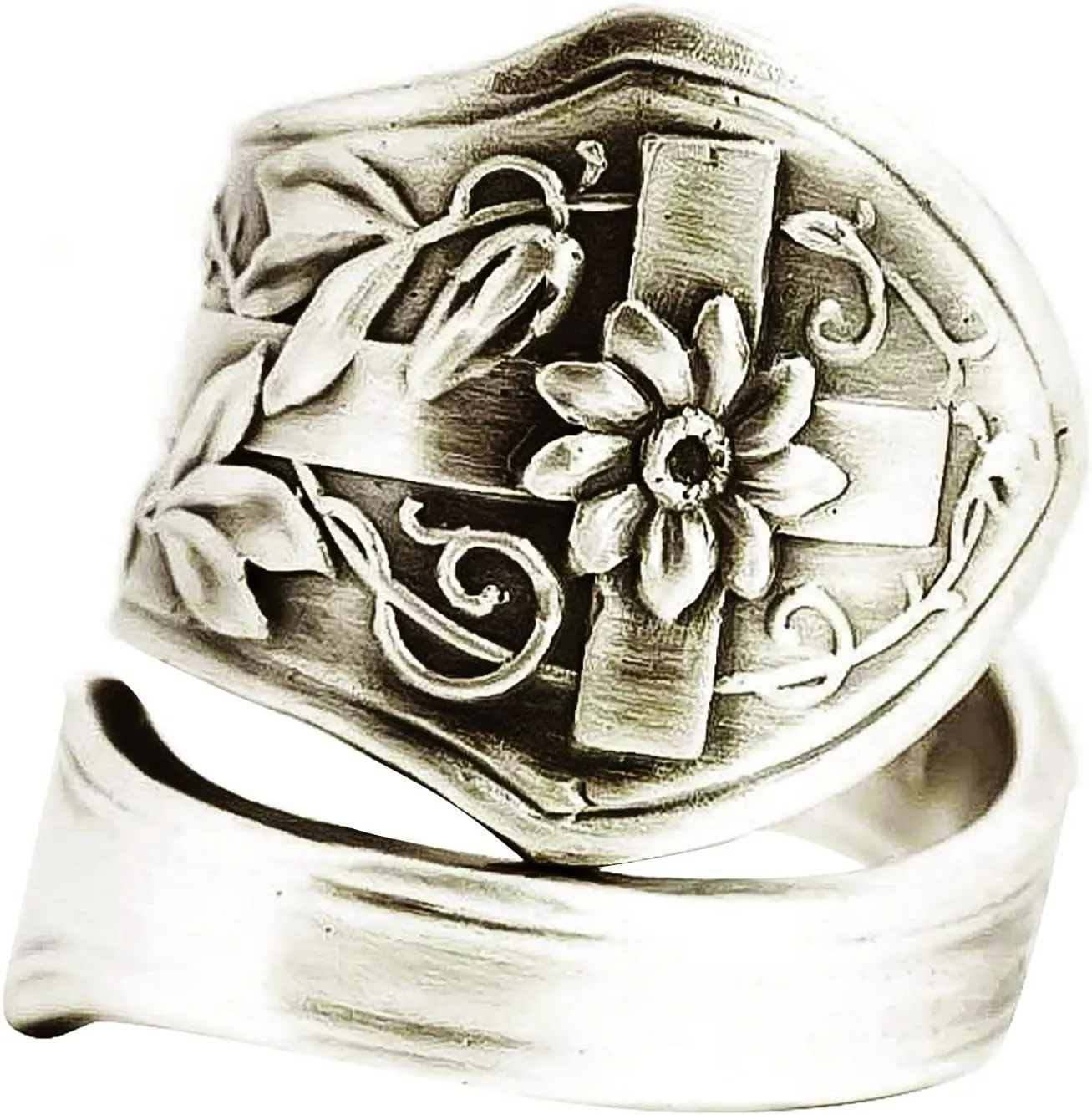 Febecool Floral Vintage Vintage Boho Promise Ring Jewelry Birthday Gifts for Women