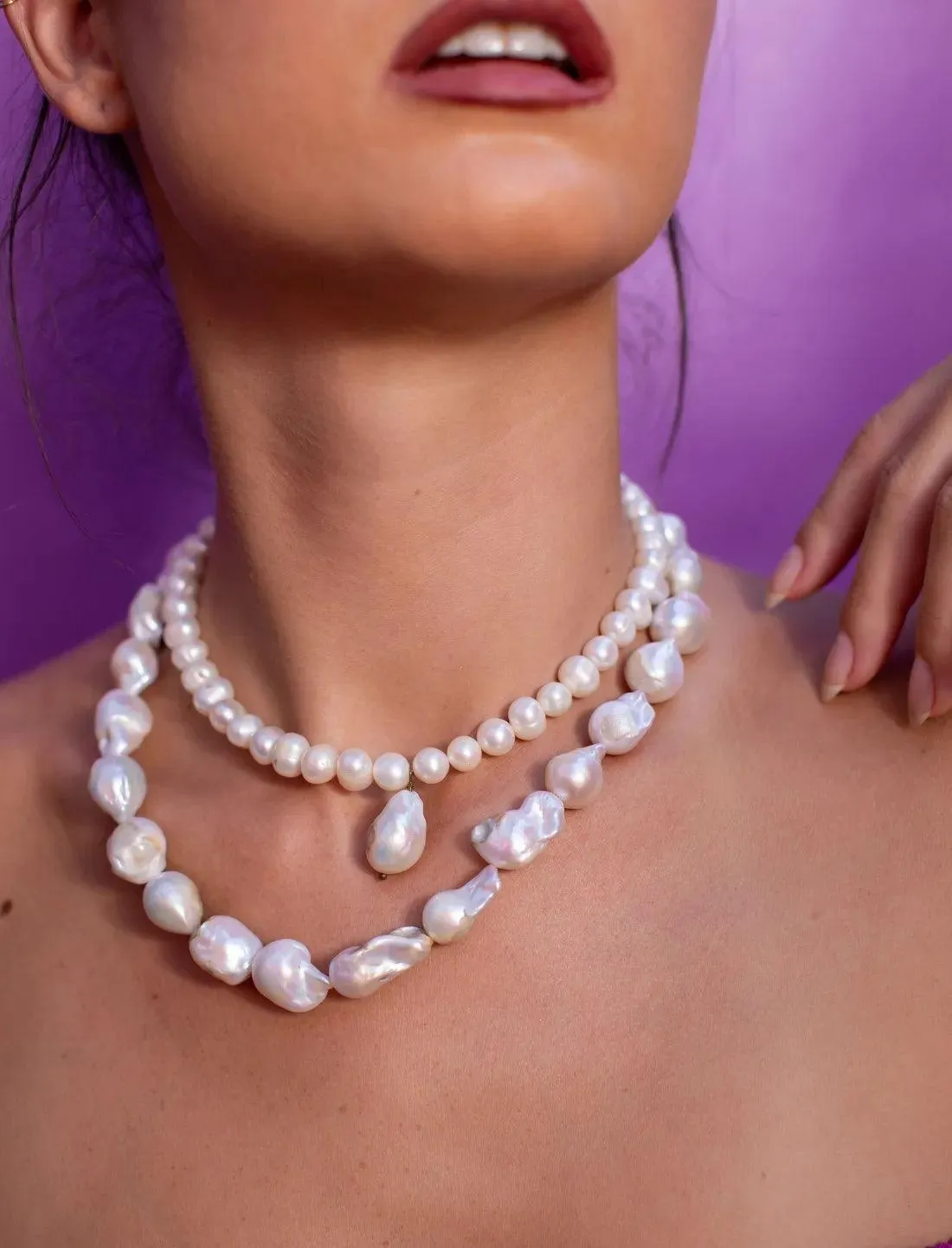 FRESH WATER PEARL NECKLACES