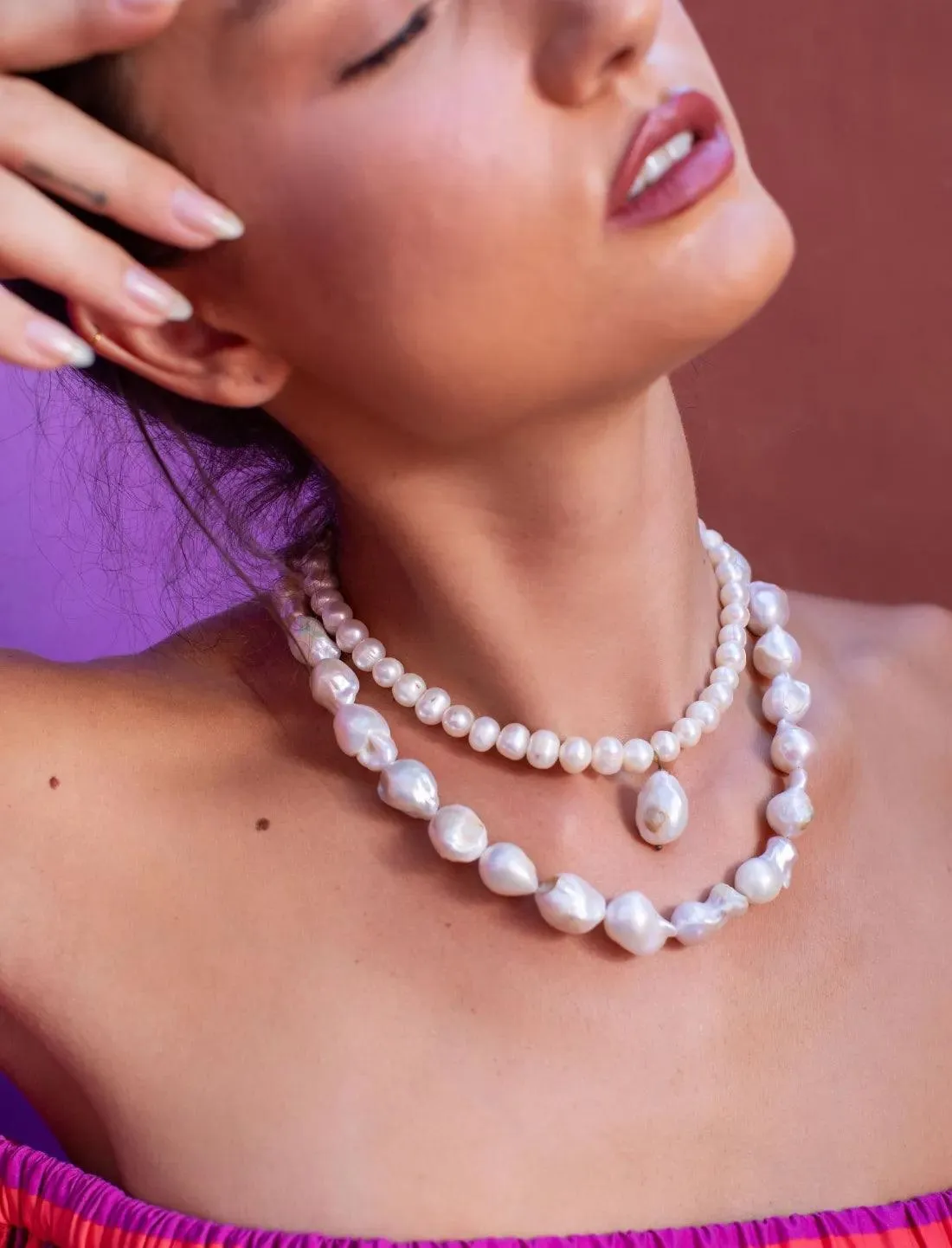 FRESH WATER PEARL NECKLACES