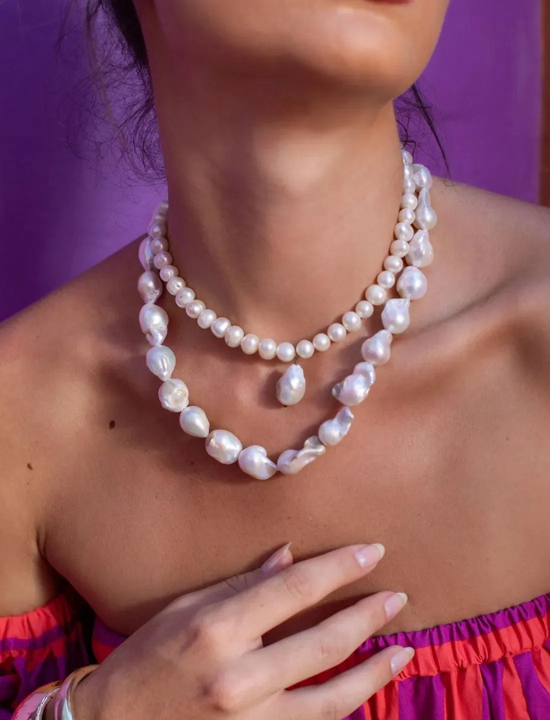 FRESH WATER PEARL NECKLACES