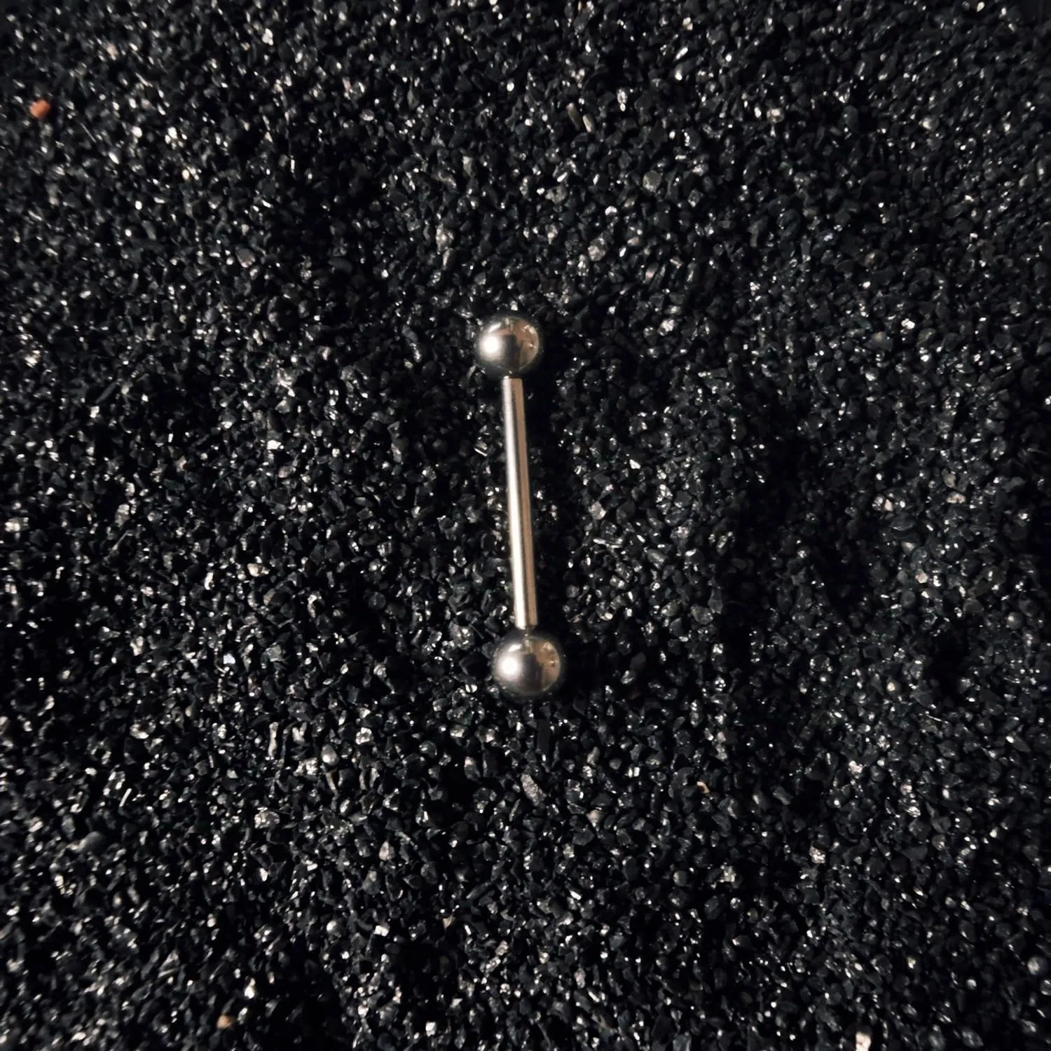 G23 Titanium 14G Tongue Rings Nipple Rings Straight Barbells Piercing Jewelry 12mm 14mm 16mm