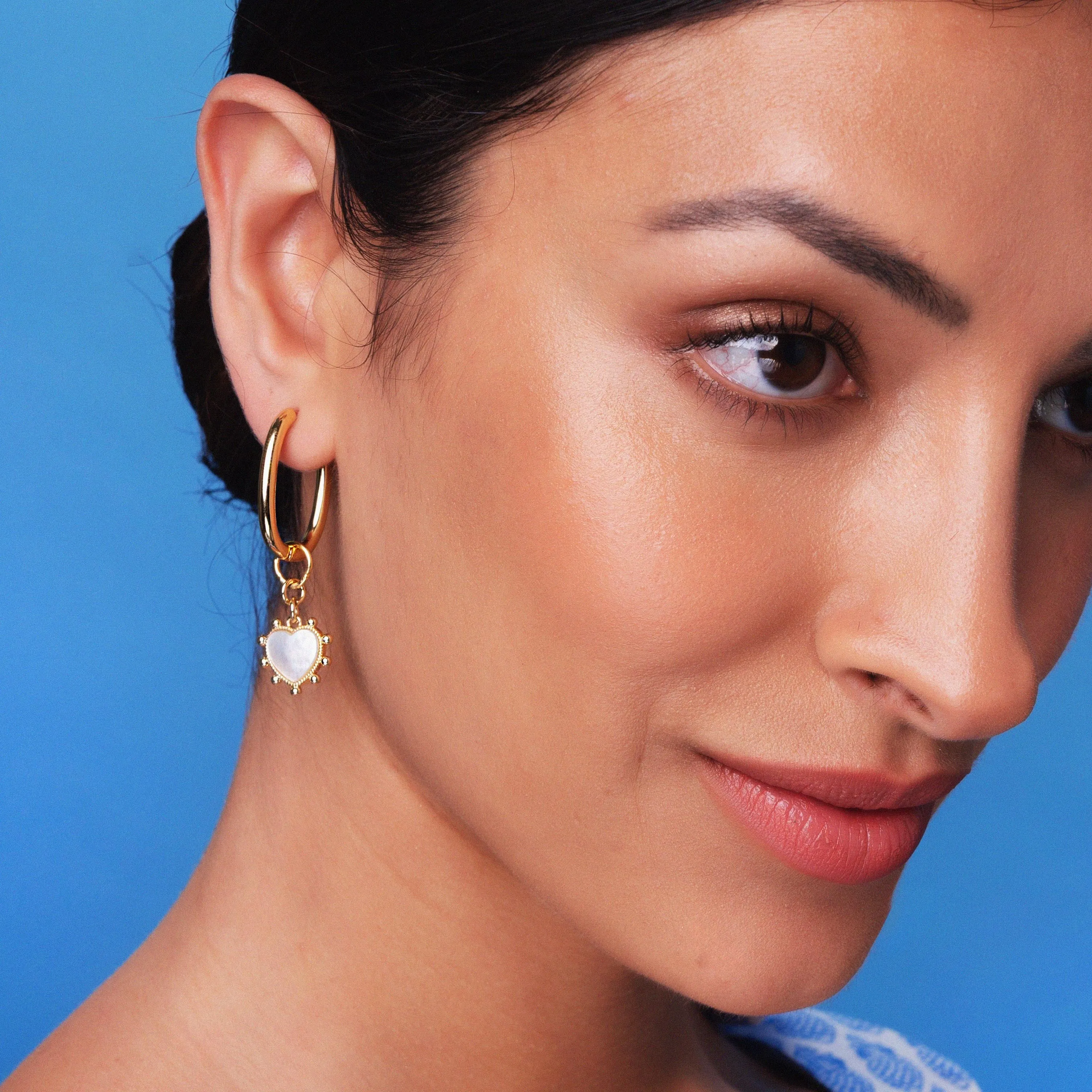 Gaby Gold Hoop Earrings
