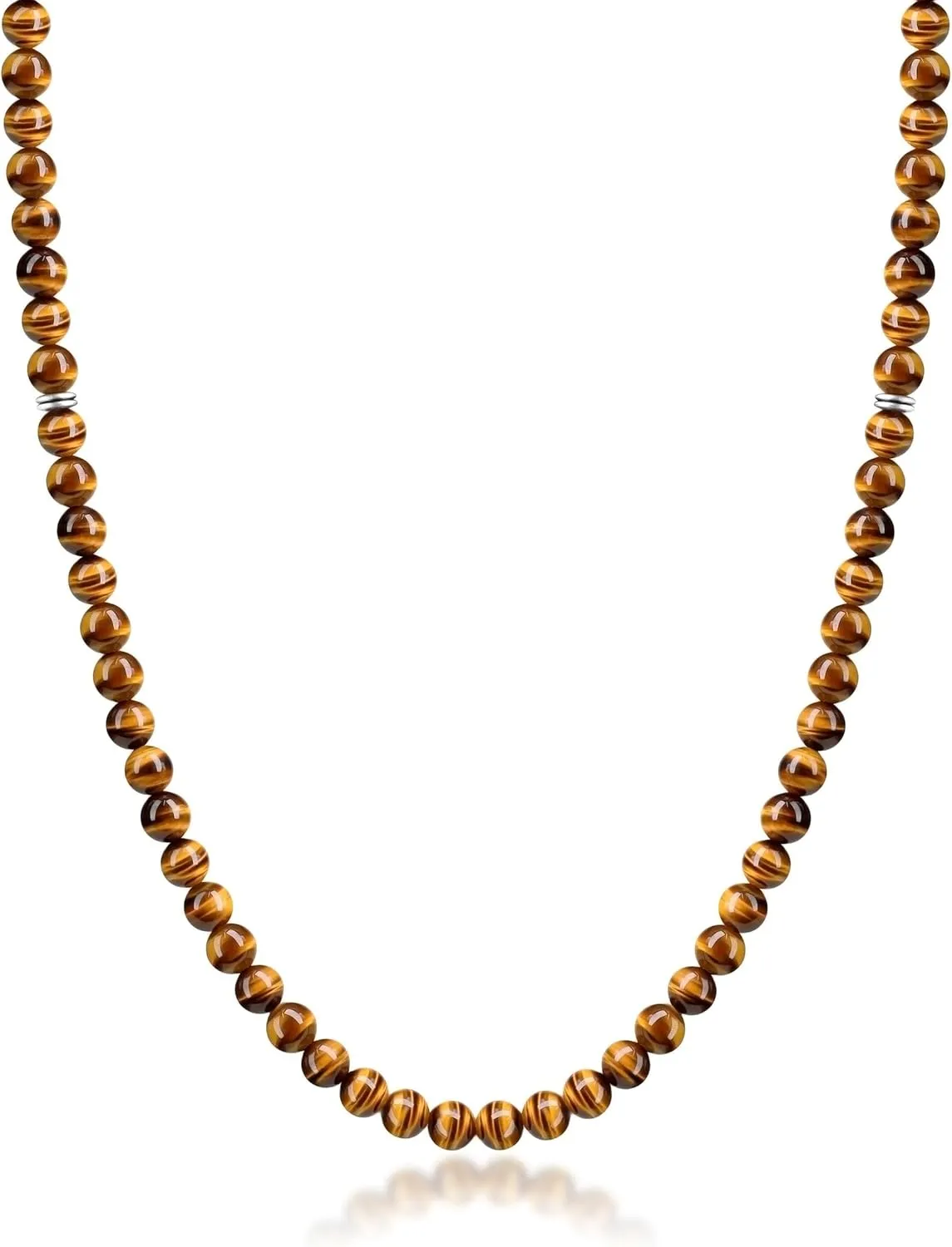Gemstone Beaded Necklace for Men, Must-have Men's Accessories, Jewelry Gifts for Men