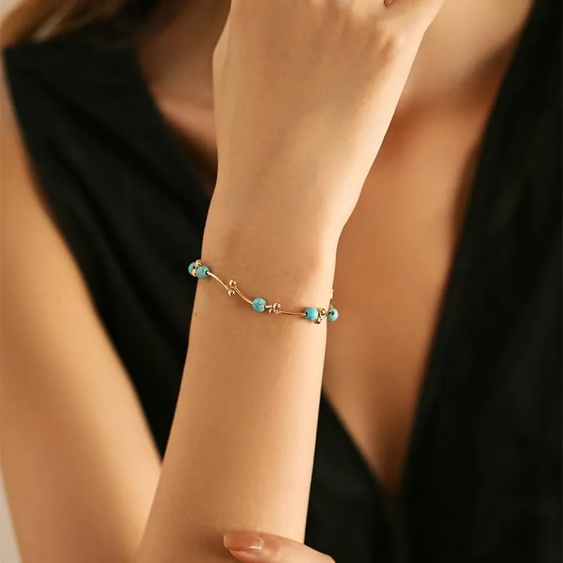 Gold Pearl Bracelets for Women Irregular Pearl Elegant Gold Bracelets Adjustable Gold Bracelets Prom Jewelry Present