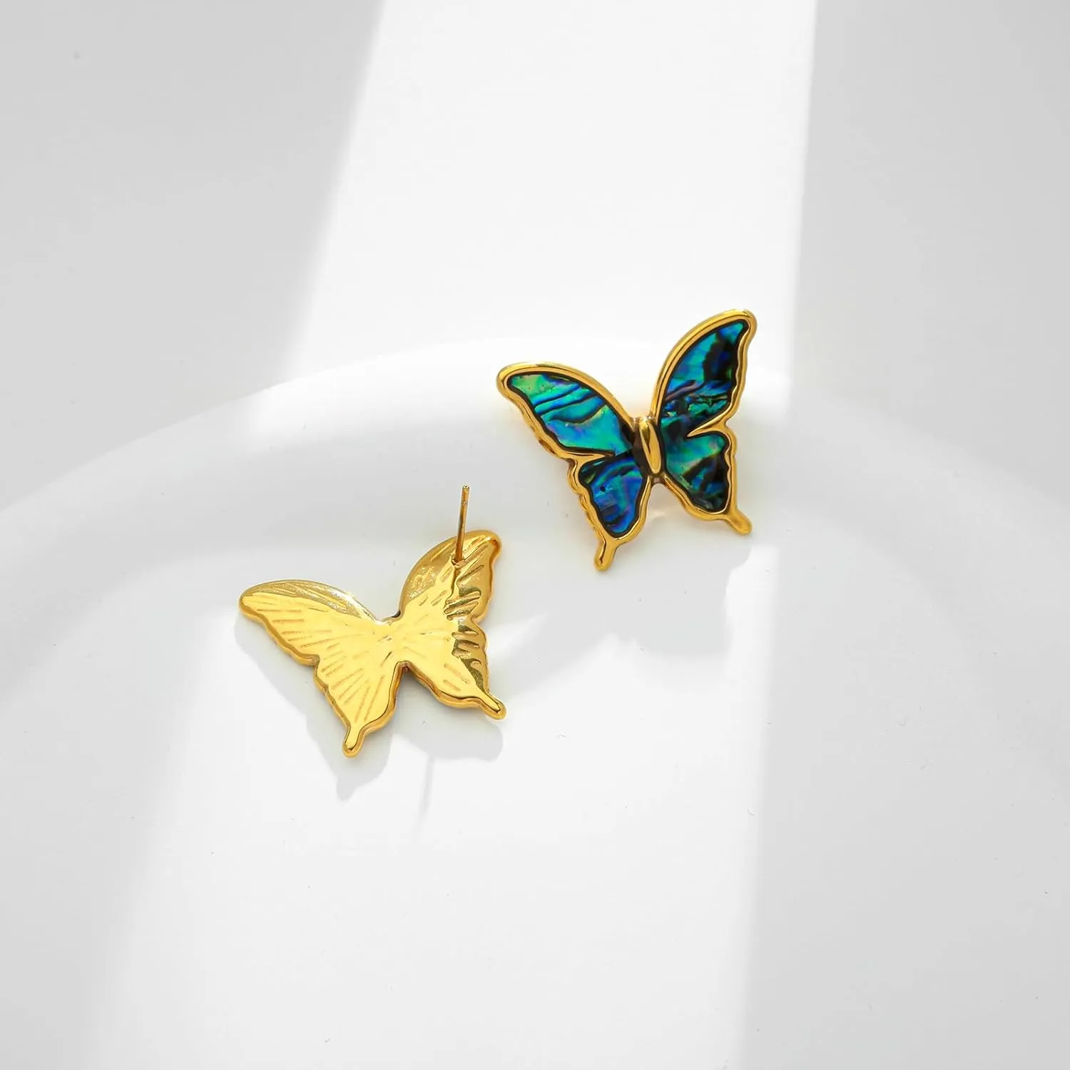 Gold Silver Bow Earrings for Women Cute Bowknot Stud Earrings Trendy Ribbon Bow Earrings Fashion Jewelry