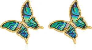 Gold Silver Bow Earrings for Women Cute Bowknot Stud Earrings Trendy Ribbon Bow Earrings Fashion Jewelry