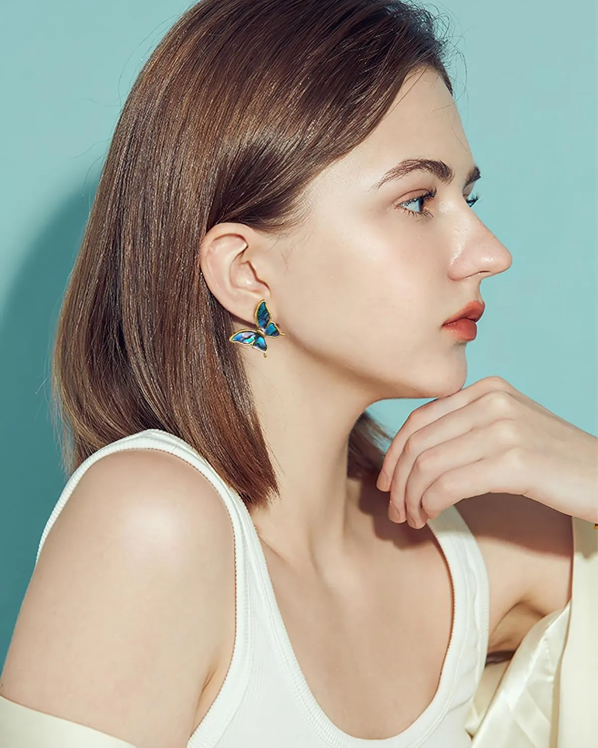 Gold Silver Bow Earrings for Women Cute Bowknot Stud Earrings Trendy Ribbon Bow Earrings Fashion Jewelry