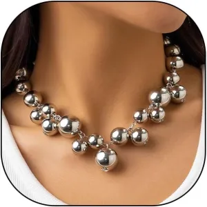 Gold/Sliver Chunky Pearl Necklaces for Women Exaggerated Large Bead Short Choker Fashion Faux Pearl Statement Necklace Wedding Jewelry Gifts